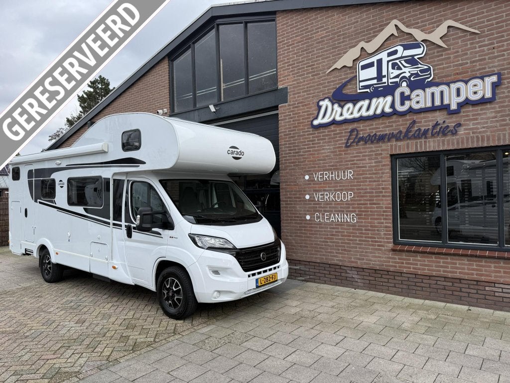 Carado A 461 Familie camper, Caravans en Kamperen, Campers, Alkoof, Ringverwarming, Fiat, 7 tot 8 meter