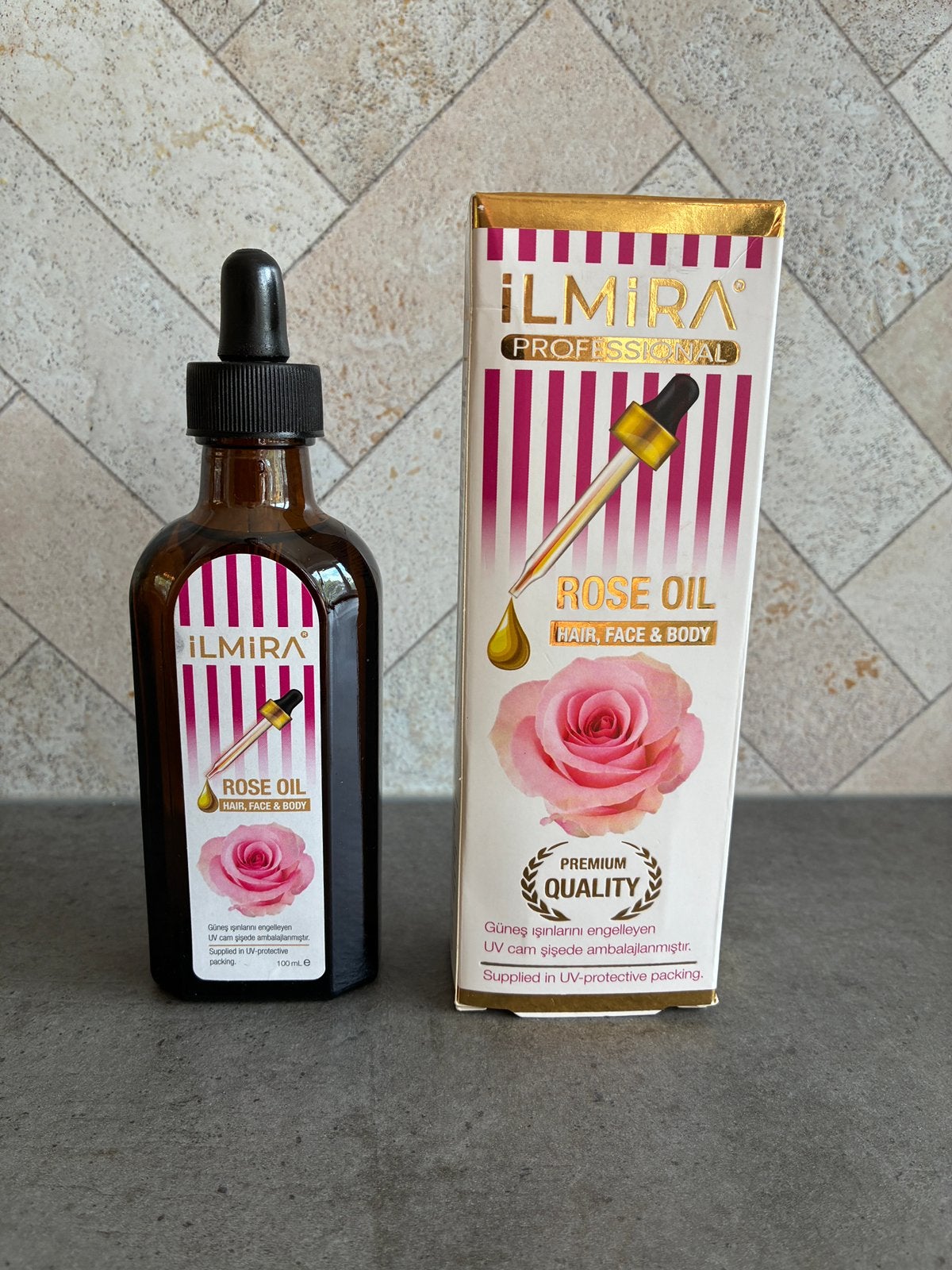 iLMiRA Rose Oil premium Quality, Ophalen of Verzenden, Nieuw, Bodylotion, Crème of Olie