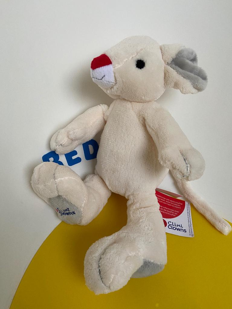 821 cliniclowns muis Toet wit, Ophalen of Verzenden, Nieuw, Overige typen