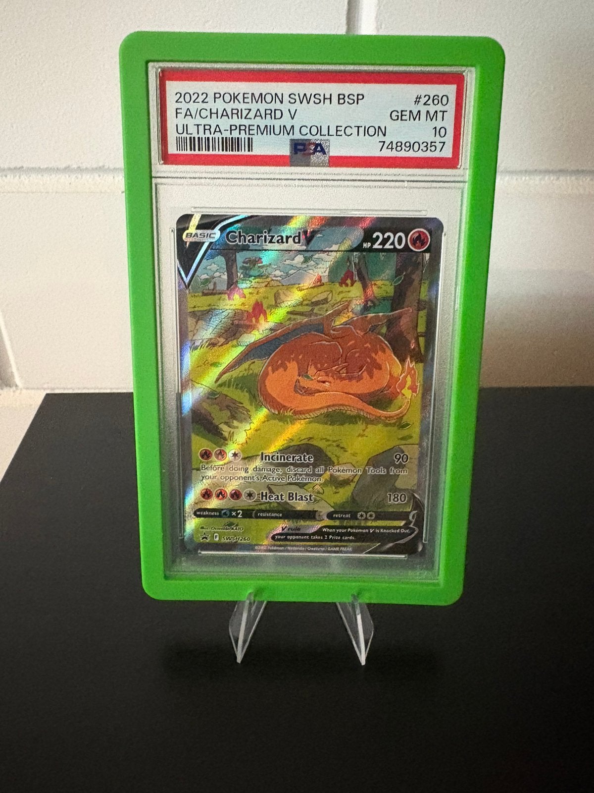 Charizard V SWSH260 - PSA 10, Ophalen of Verzenden, Nieuw