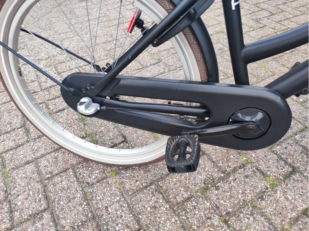 Load 24 inch meisjes fiets  3 speed terugtraprem, Terugtraprem, 24 inch, Niet ingevuld, Zo goed als nieuw