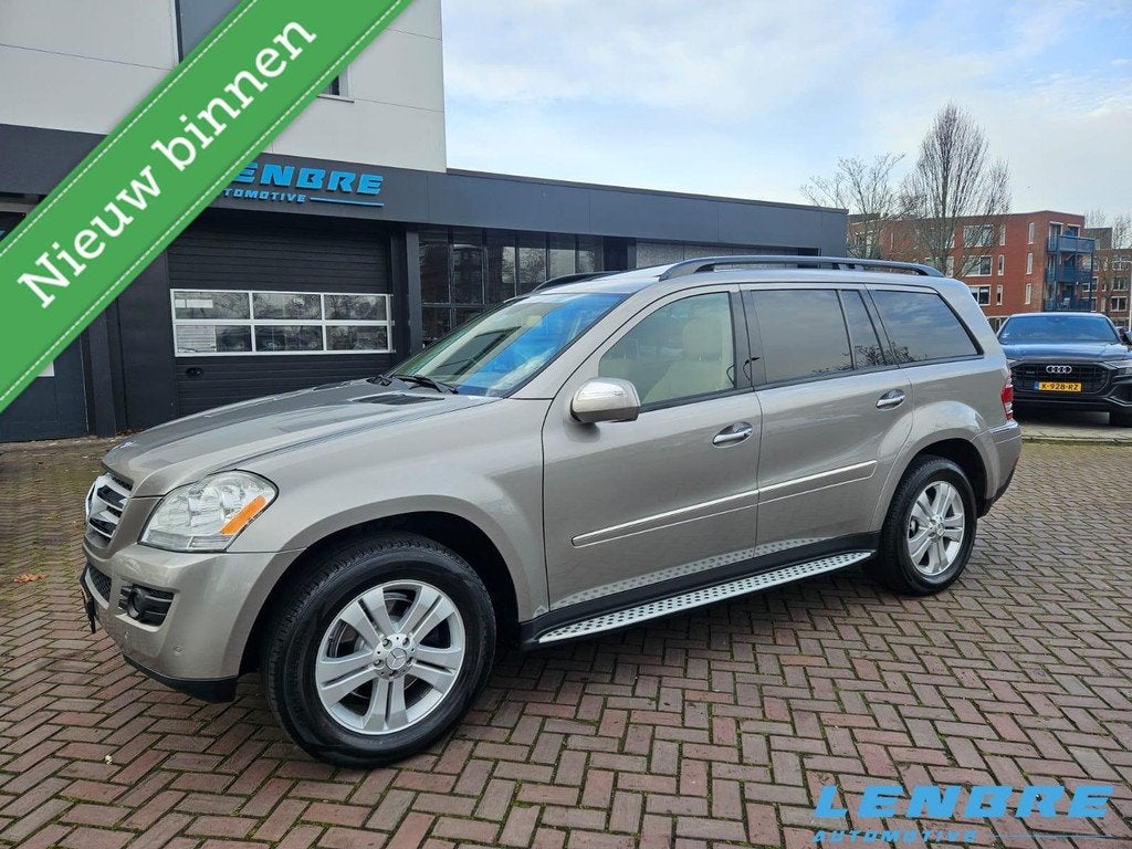 Mercedes GL-klasse 450, Auto's, Mercedes-Benz, Bruin, 340 pk, Leder, Vierwielaandrijving