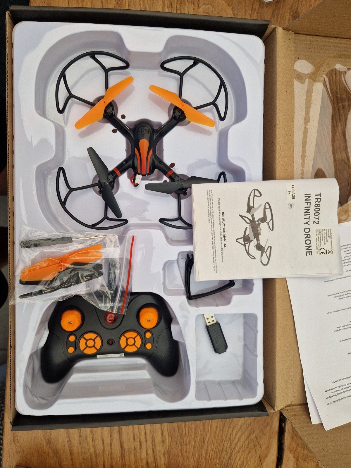 TR800T2 Infinity Drone - Zo goed als nieuw, Overige merken, Minder dan 100 meter, Zo goed als nieuw, Verlichting