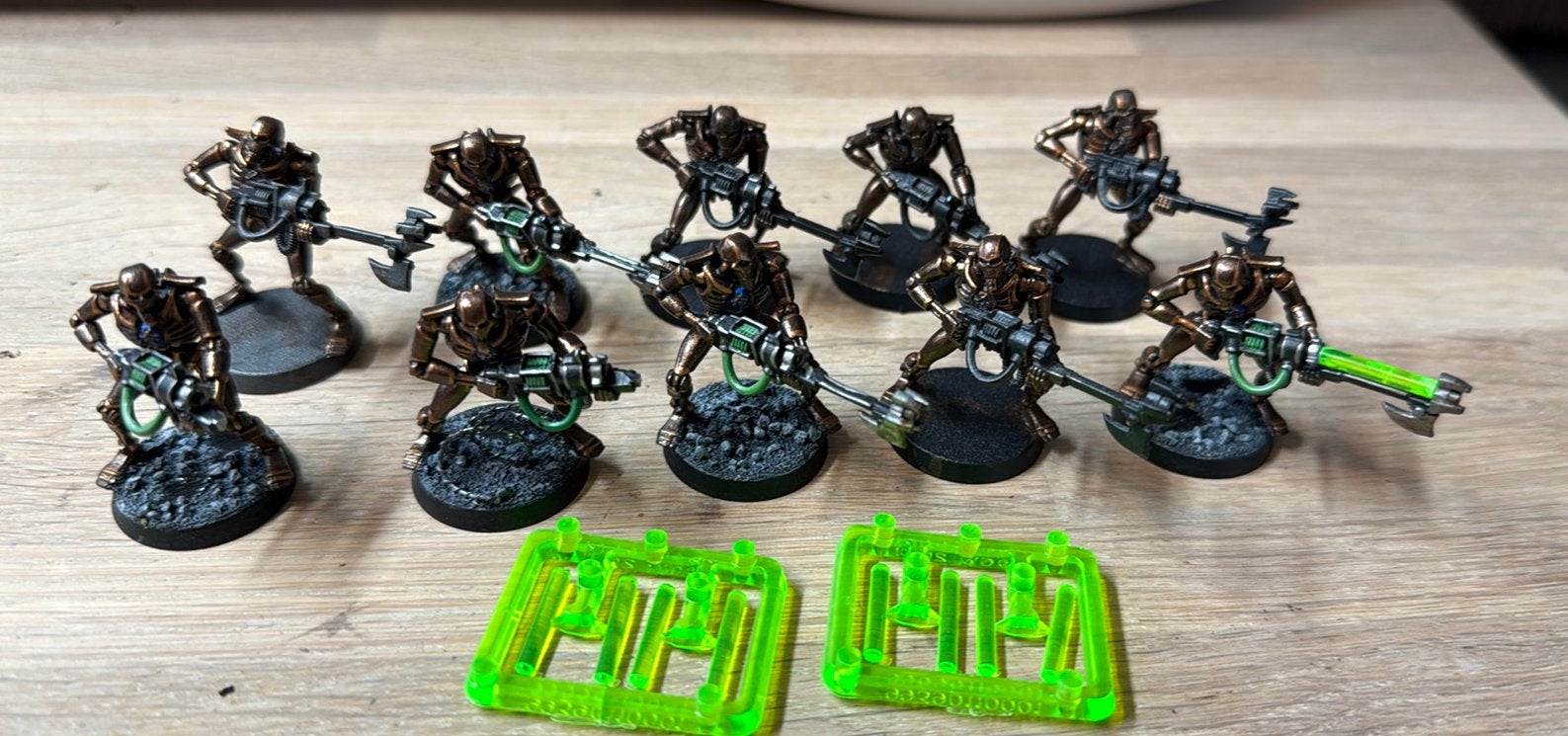 Warhammer 40k 10x necron warriors #4, Ophalen of Verzenden, Zo goed als nieuw, Warhammer