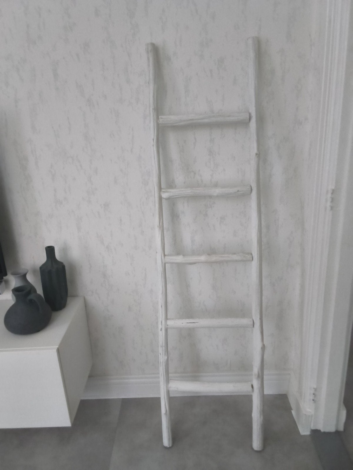decoratieve houten trap /ladder, Doe-het-zelf en Verbouw, Ladders en Trappen, Ophalen, Minder dan 2 meter