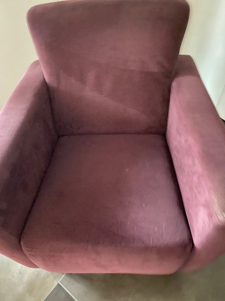 Fauteuils Bordeaux rood, Huis en Inrichting, Ophalen, Gebruikt, 75 tot 100 cm, Stof