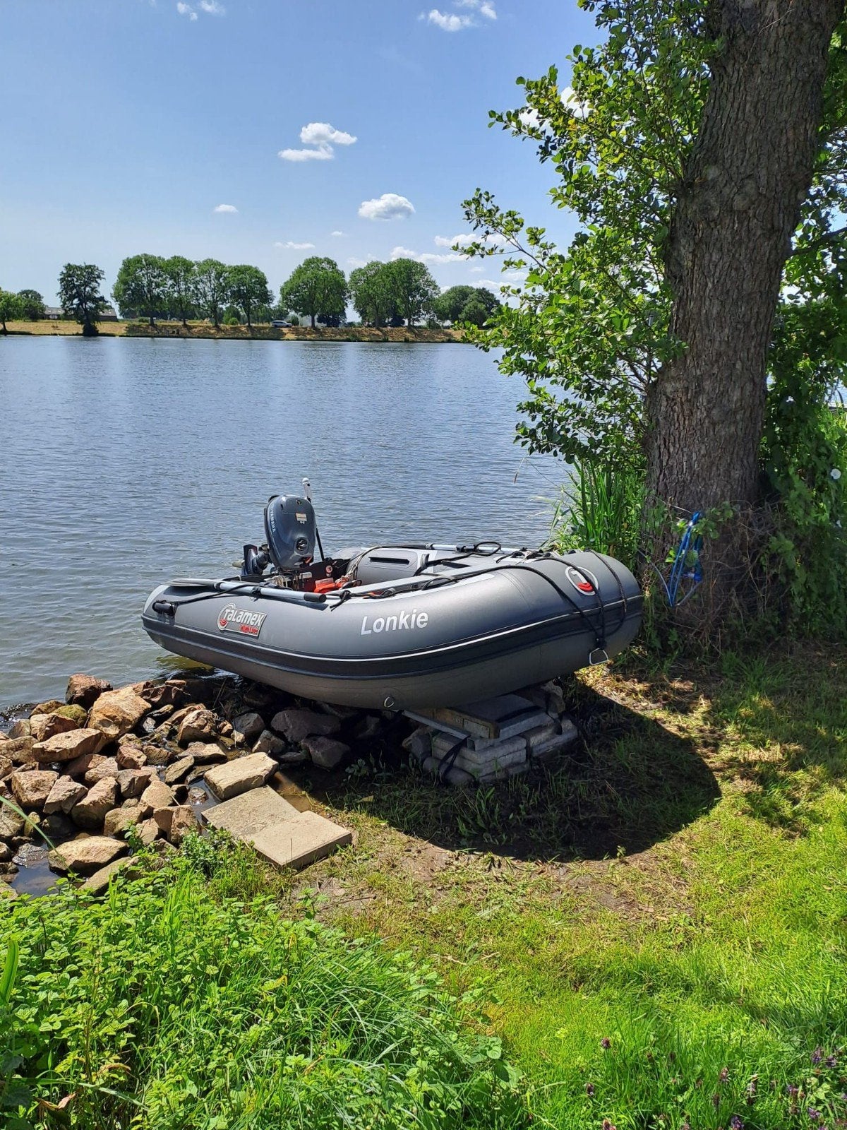 Talamex Rubberboot 3 meter met aluminium bodem., Watersport en Boten, Ophalen, Buitenboordmotor, Talamex