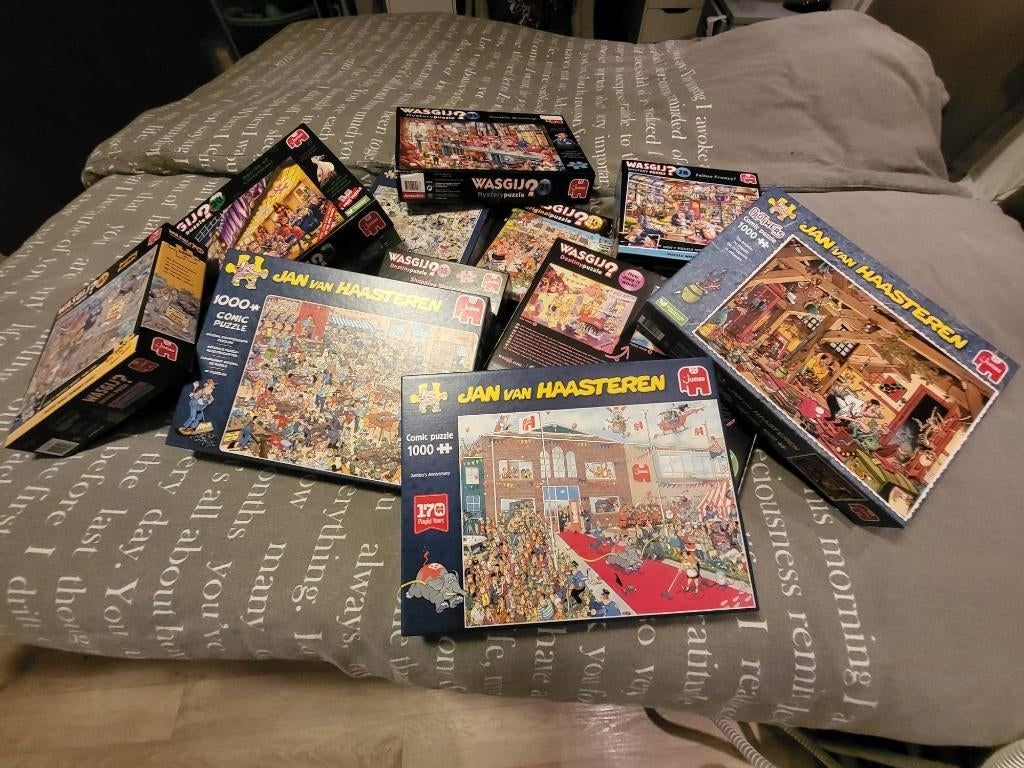 Legpuzzels, Ophalen, 500 t/m 1500 stukjes, Zo goed als nieuw, Legpuzzel