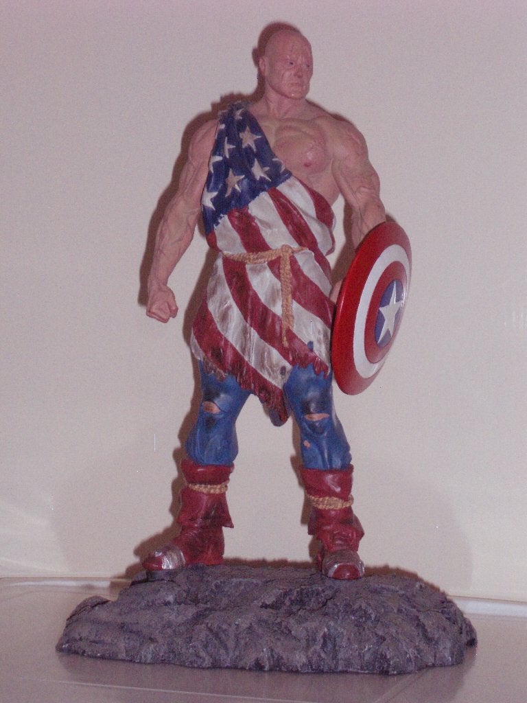 CAPTAIN AMERICA Marvel Earth X, Iim. Ed. Comic / Strip-fig., Verzamelen, Ophalen of Verzenden, Zo goed als nieuw, Fantasy