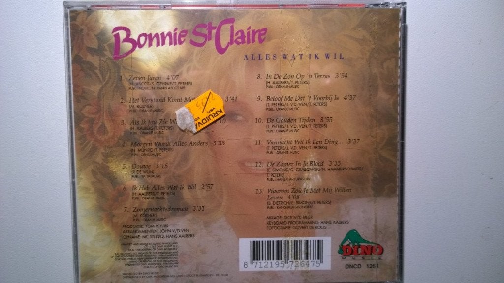 Bonnie St. Claire - Alles Wat Ik Wil, Ophalen of Verzenden, Zo goed als nieuw, Pop, Album