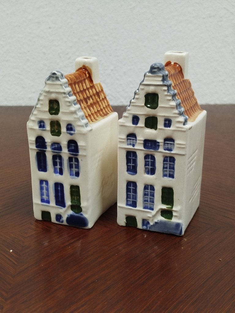 2x Royal Goedewaagen Miniatuurhuisjes "Singel 64 Amsterdam", Ophalen of Verzenden