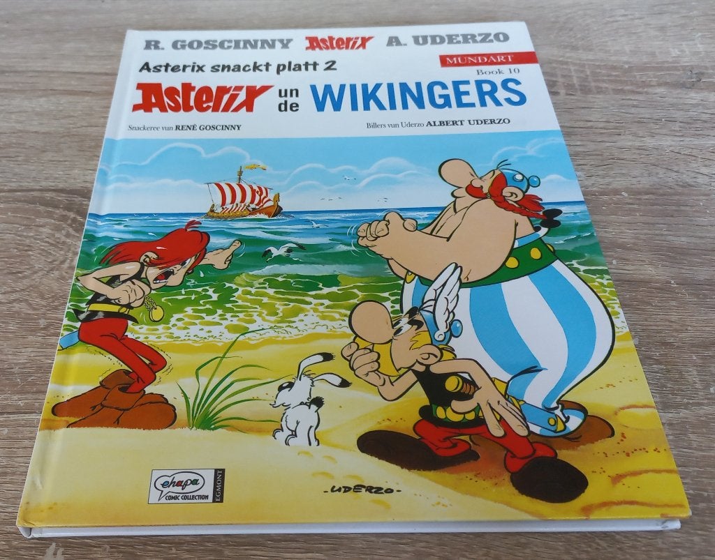 Asterix snackt platt - Asterix un de Wikingers, Eén stripboek, Ophalen of Verzenden, Zo goed als nieuw, Goscinny & Uderzo