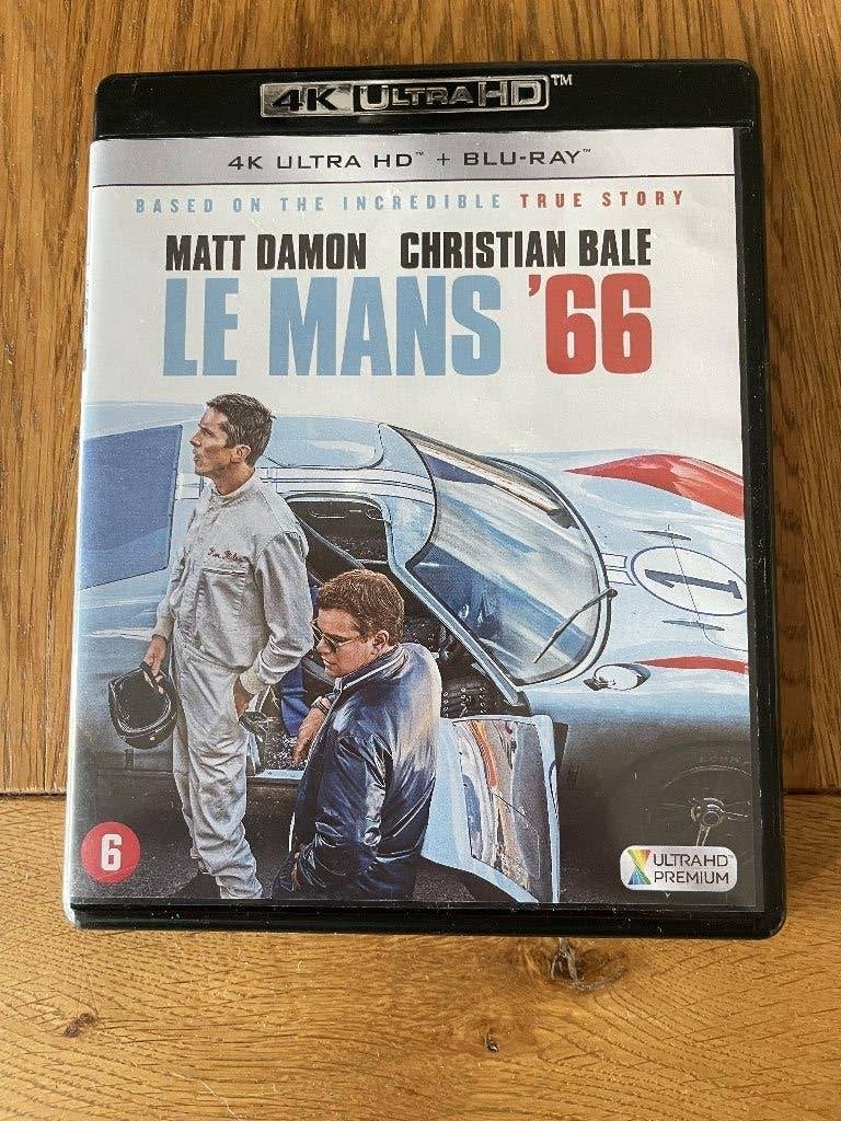 Le Mans '66 4K Blu Ray met Matt Damen & Christian Bale, Cd's en Dvd's, Blu-ray, Engels, Verzenden, Nederlands, Film