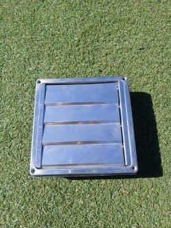 ventilatierooster douche 100 mm incl muurdoorvoer, Ophalen, Overige typen, Minder dan 2 meter, 80 mm of meer