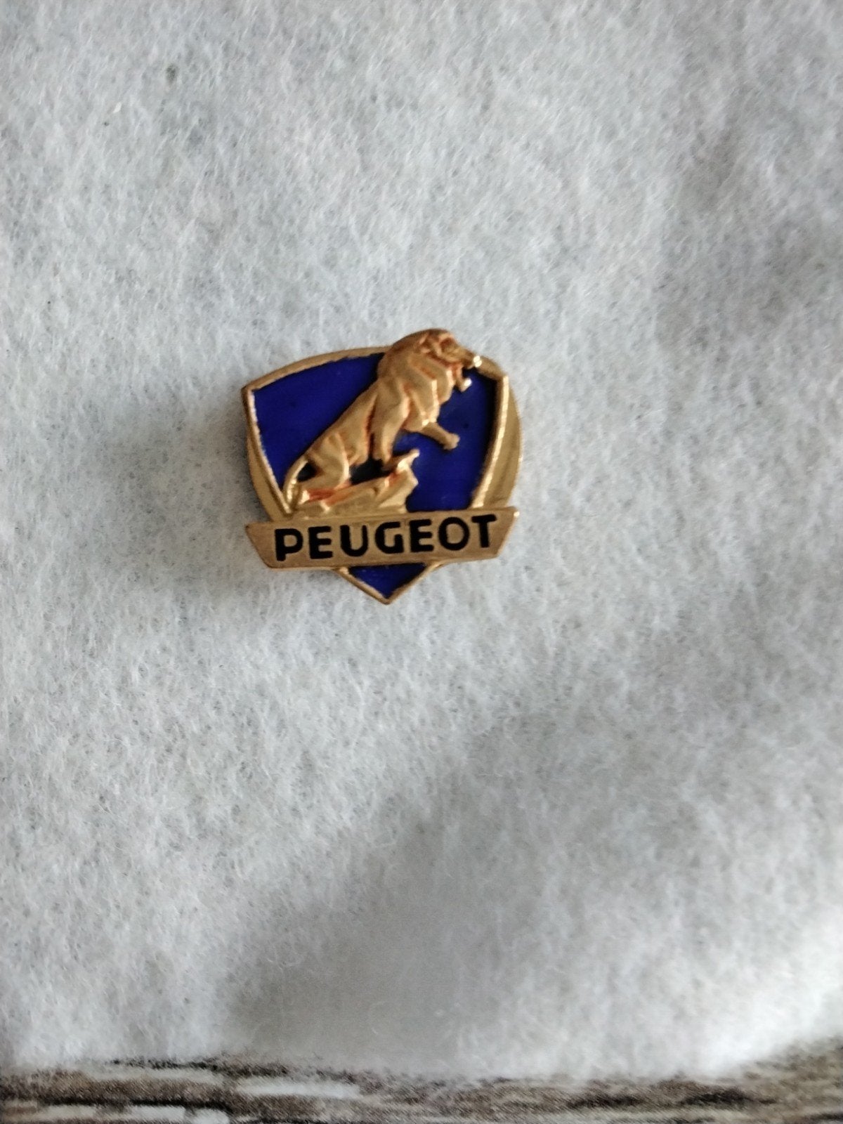 Emaille Peugeot knoop, Ophalen of Verzenden, Transport