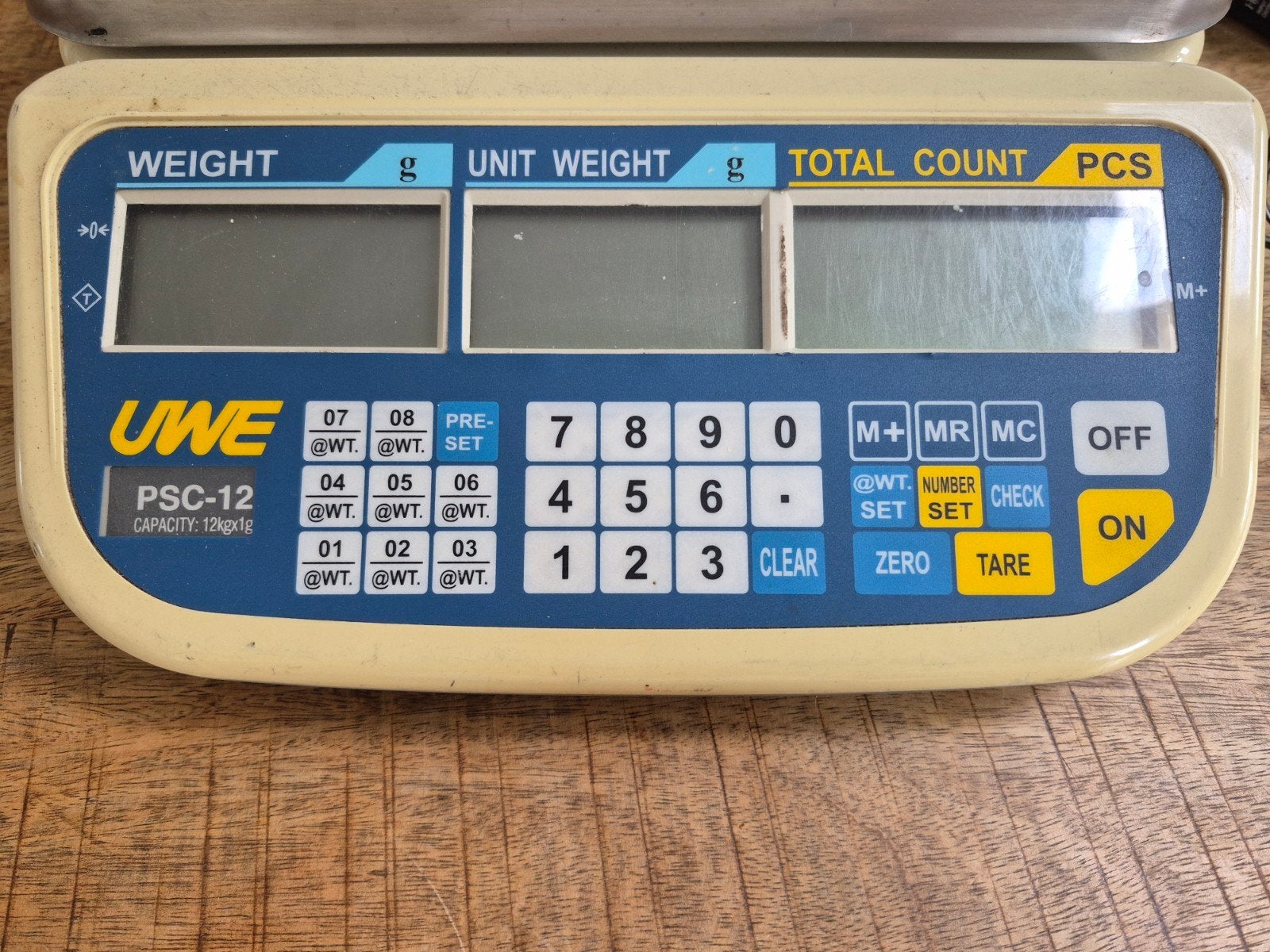 UWE PSC-12 Elektronische Weegschaal - 12 kg Capaciteit, Ophalen of Verzenden, Gebruikt, Overige typen, Minder dan 50 kg