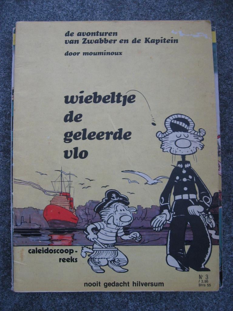Zwabber en de Kapitein. Wiebeltje de geleerde vlo, Eén stripboek, Ophalen of Verzenden, Gelezen
