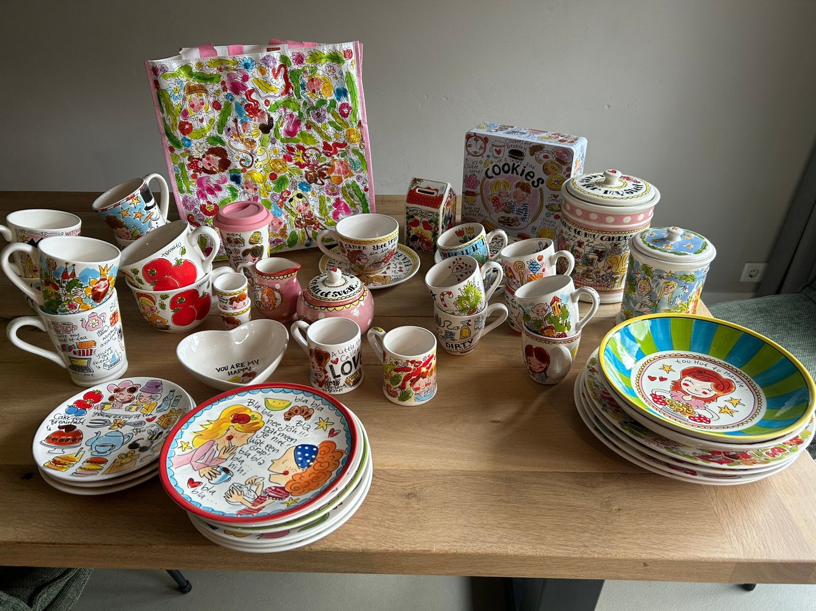 GROTE VERZAMELING BLOND AMSTERDAM | VEEL ITEMS, Huis en Inrichting, Keuken | Servies, Ophalen, Zo goed als nieuw, Overige stijlen