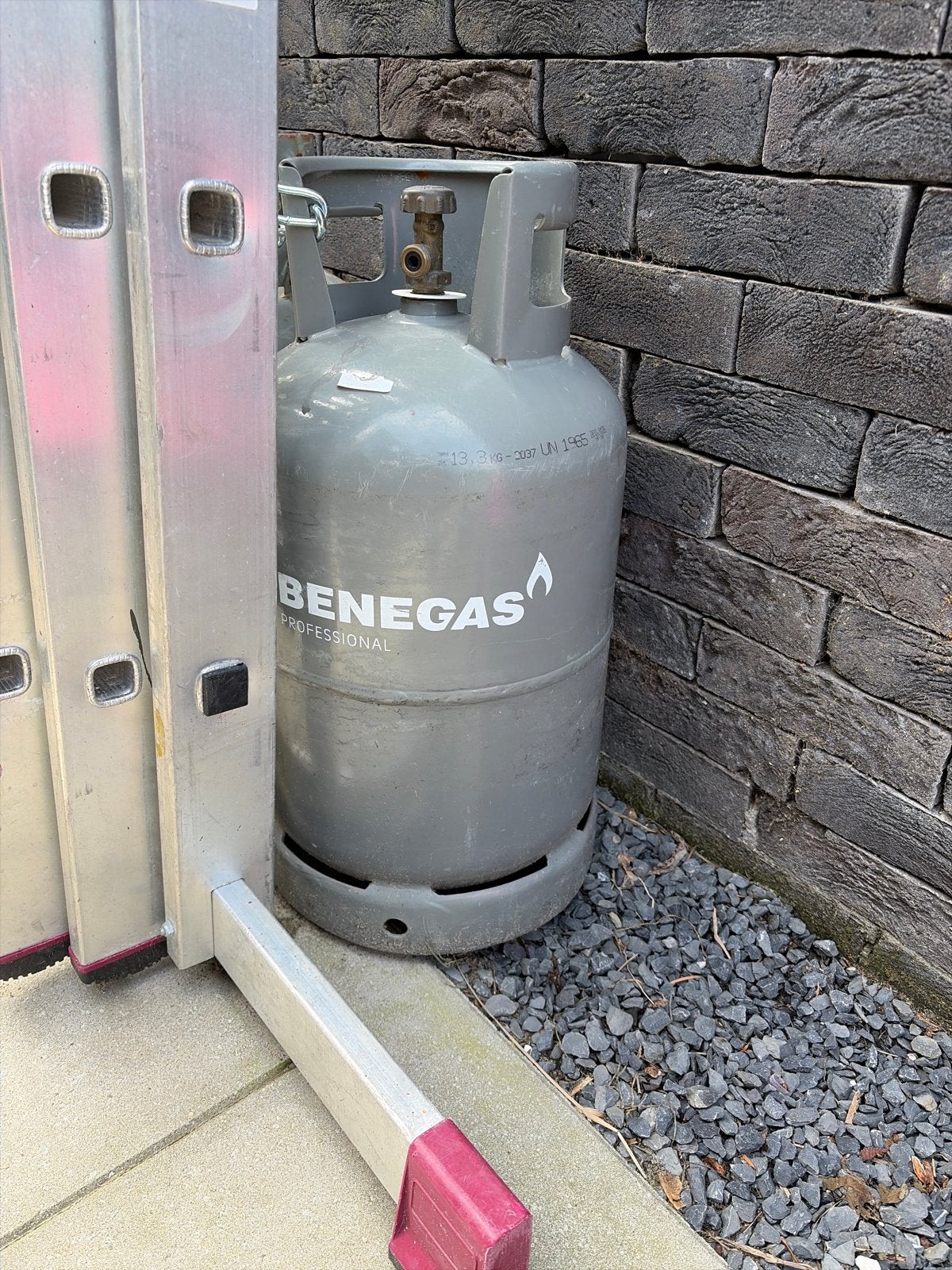 Benegas Professional gasfles 13.3 KG, Ophalen of Verzenden, Gebruikt