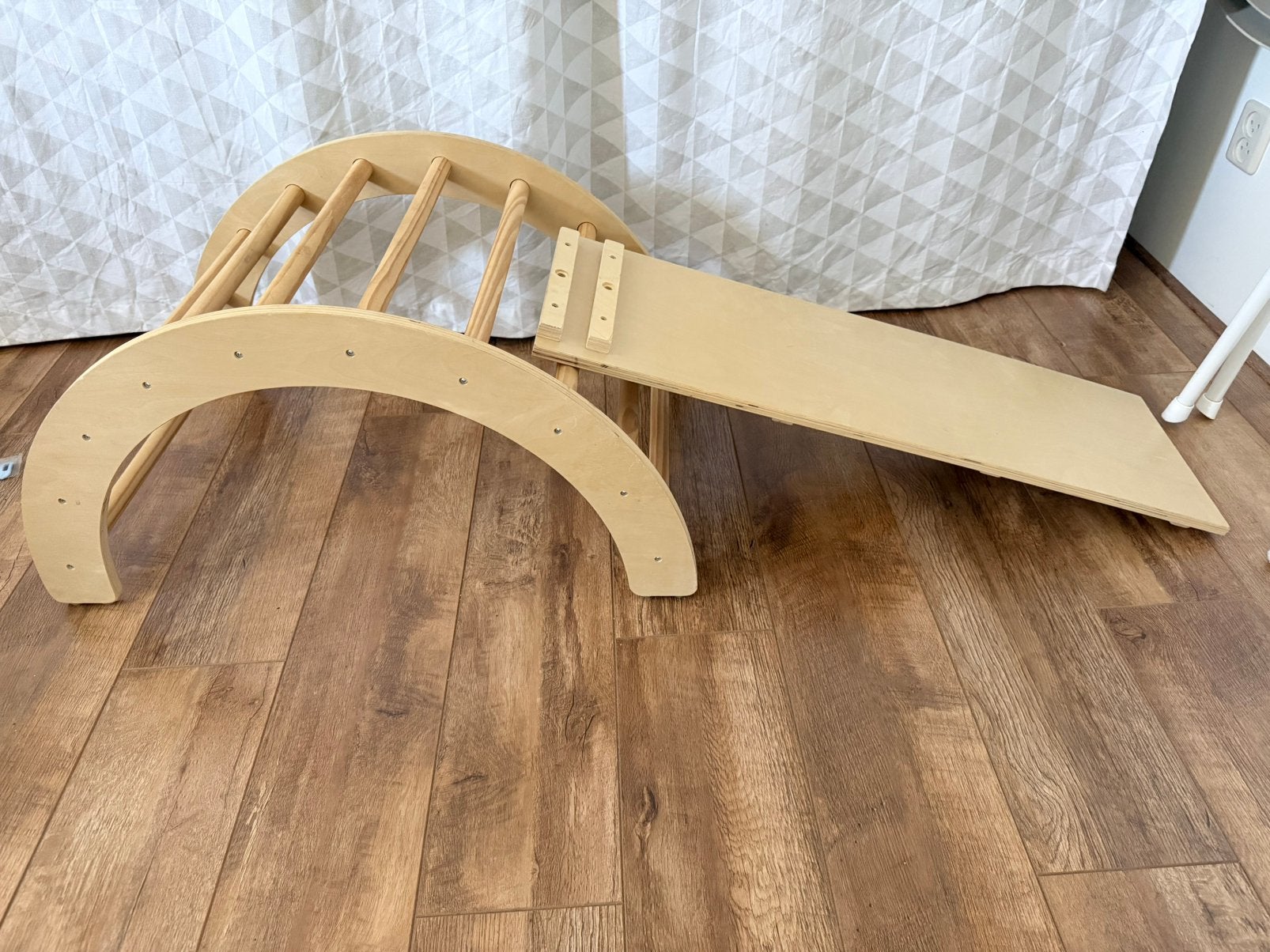 Pikler klimboog  glijbaan/klimplank, Montessori klimrek, Kinderen en Baby's, Speelgoed | Houten speelgoed, Ophalen, Zo goed als nieuw