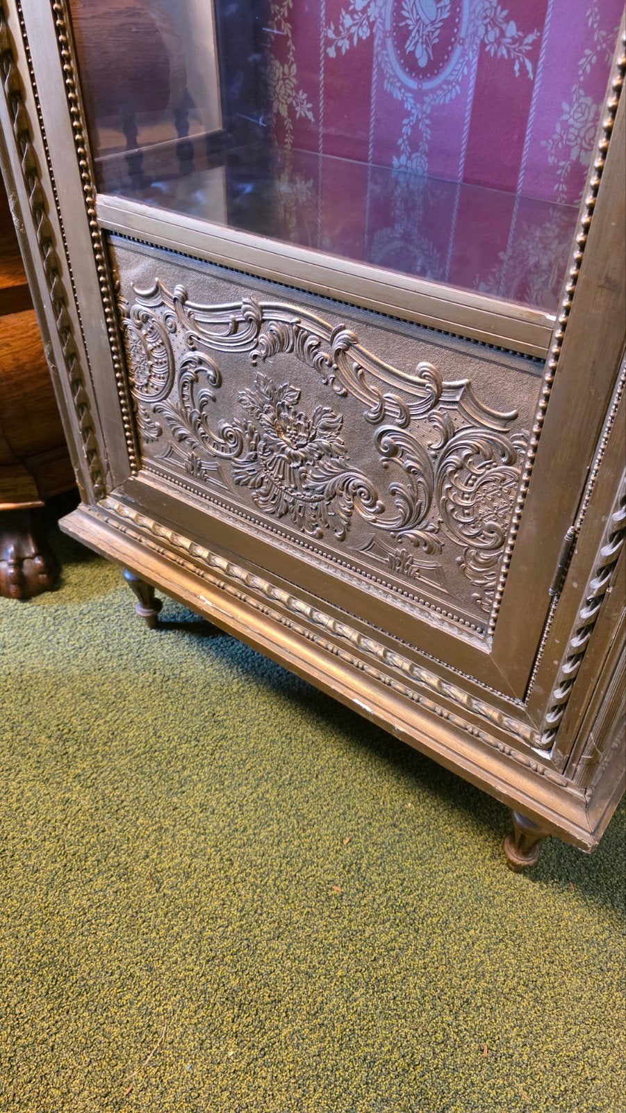 Antieke Franse louis XVI vitrinekast, Ophalen