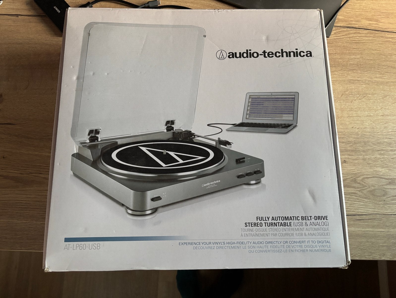 Audio-Technica AT-LP60USB Platenspeler, Overige merken, Automatisch, Ophalen of Verzenden, Zo goed als nieuw