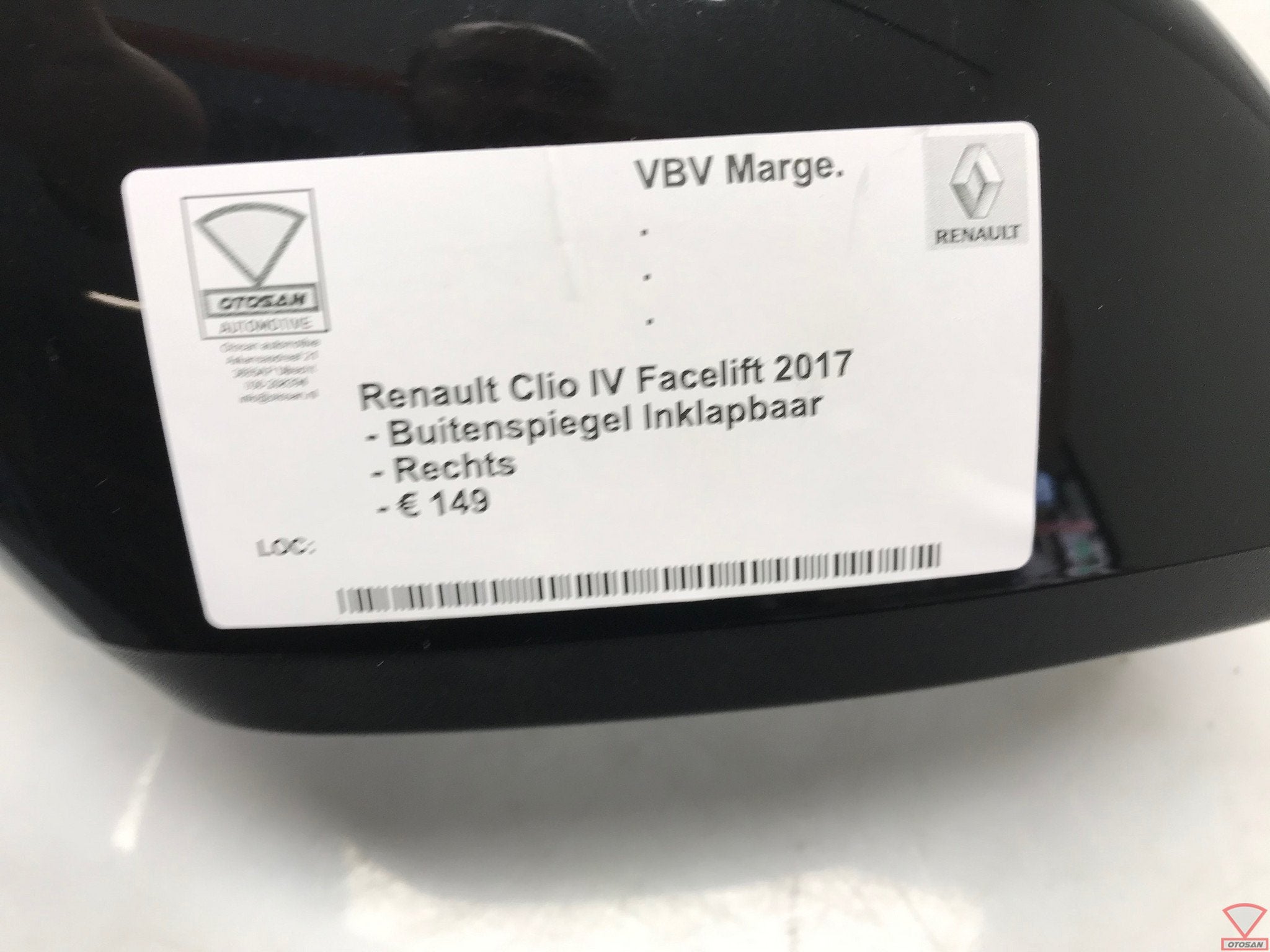 renault clio 2017 facelift buitenspiegel inklapbaar rechts, Renault Group, Gebruikt, Contact.group@renault.com, Renault