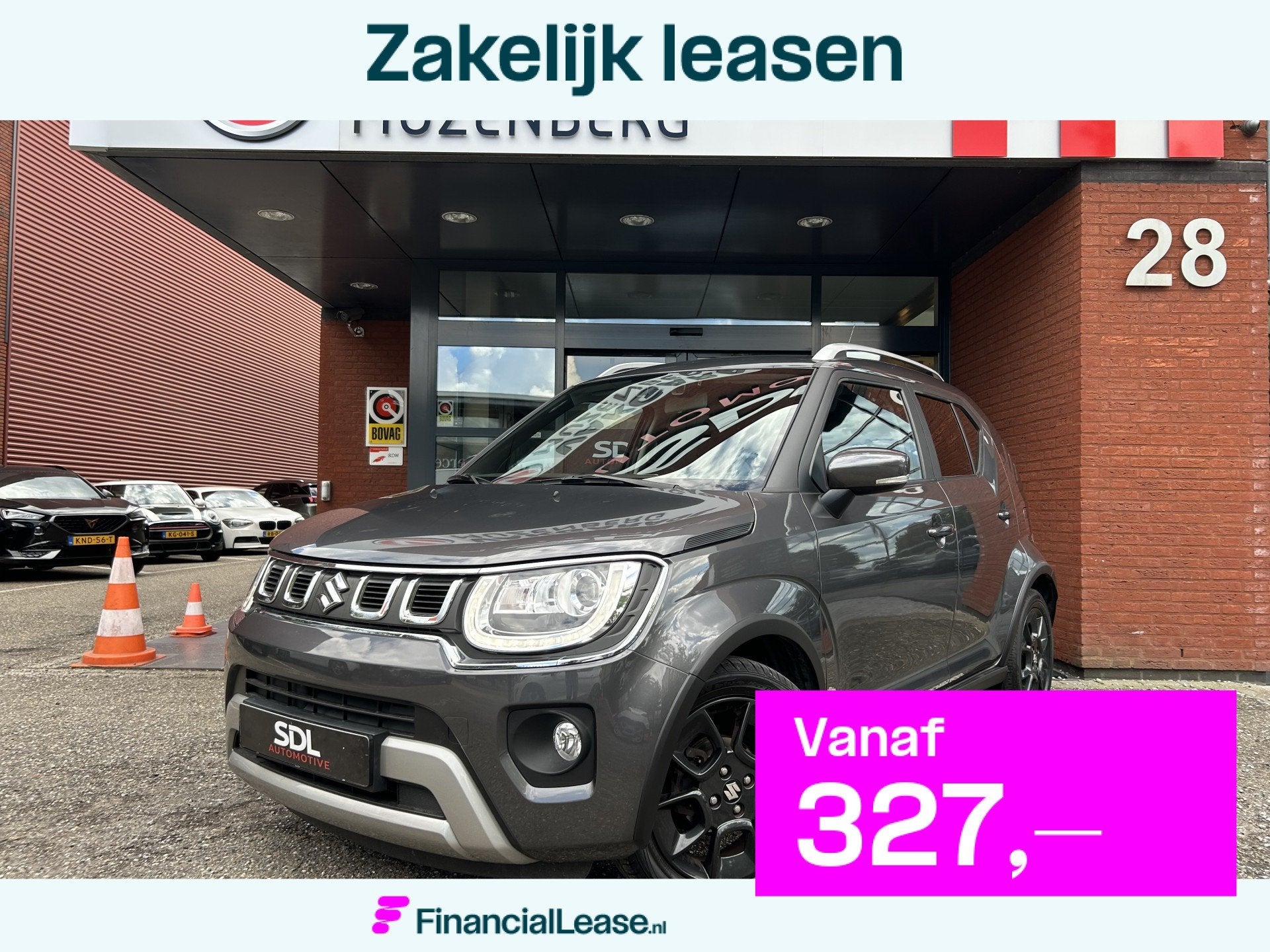 Suzuki Ignis 1.2 Smart Hybrid Style // NAVI + CARPLAY // CAM, 83 pk, Stof, Zwart, 4 cilinders