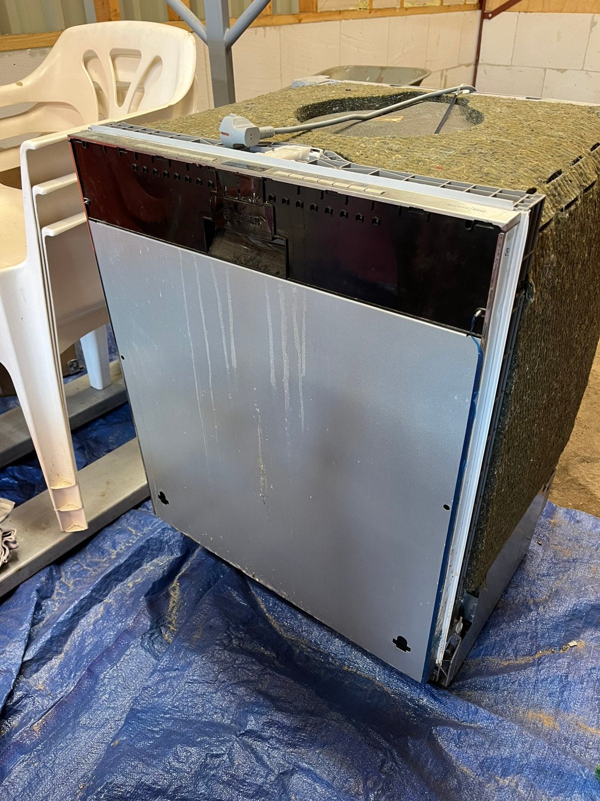 Vaatwasmachine Bosch SBB4HU800 defect aangeboden, Ophalen, 60 cm of meer, Inbouw, Niet werkend