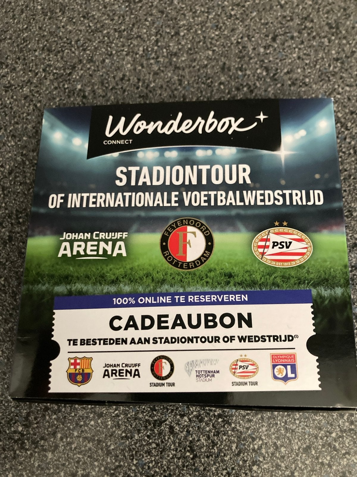 Cadeaubon, Eén persoon