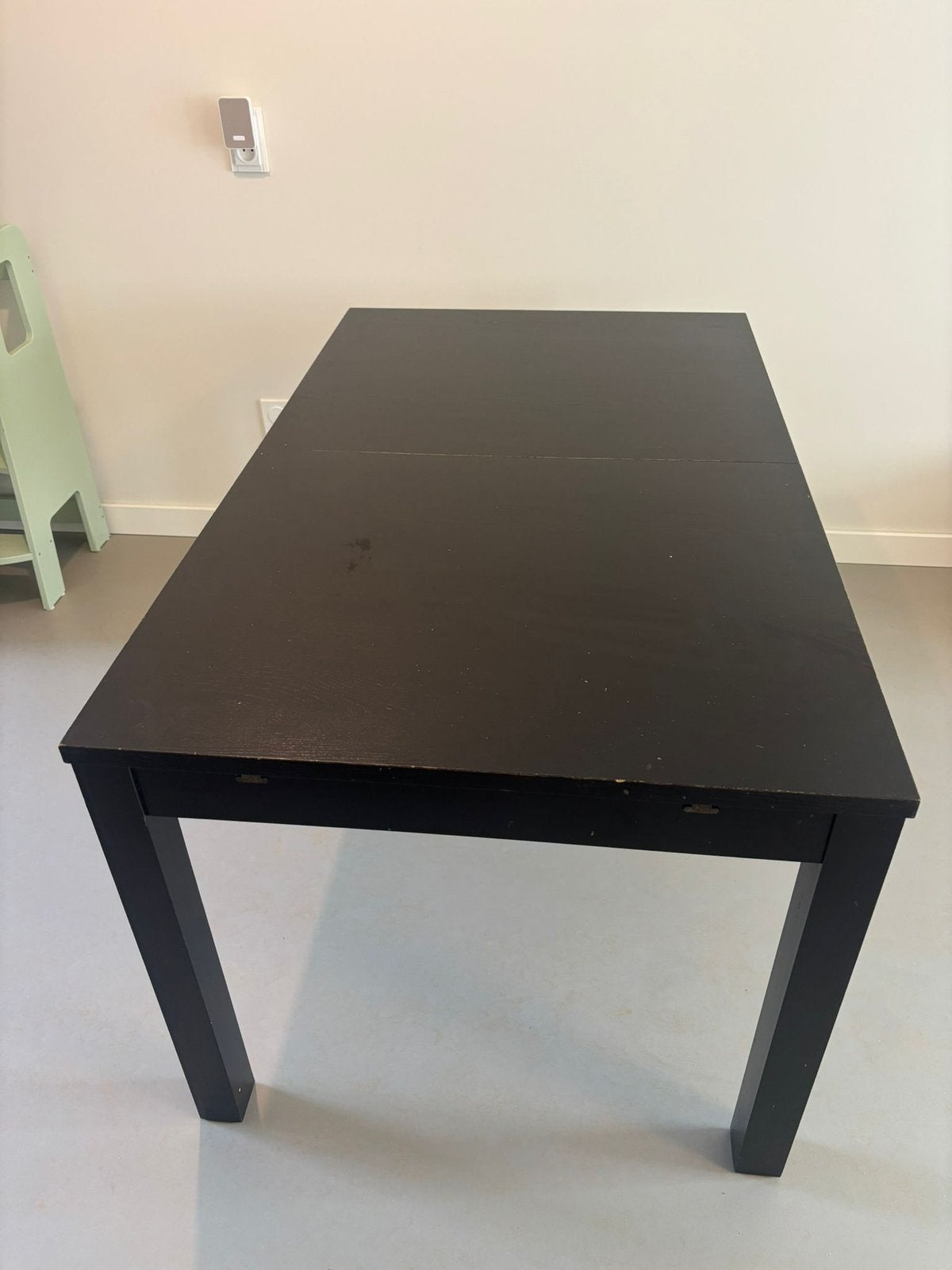 Ikea uitschuiftafel, Huis en Inrichting, Tafels | Eettafels, Ophalen, Gebruikt, Rechthoekig, 50 tot 100 cm