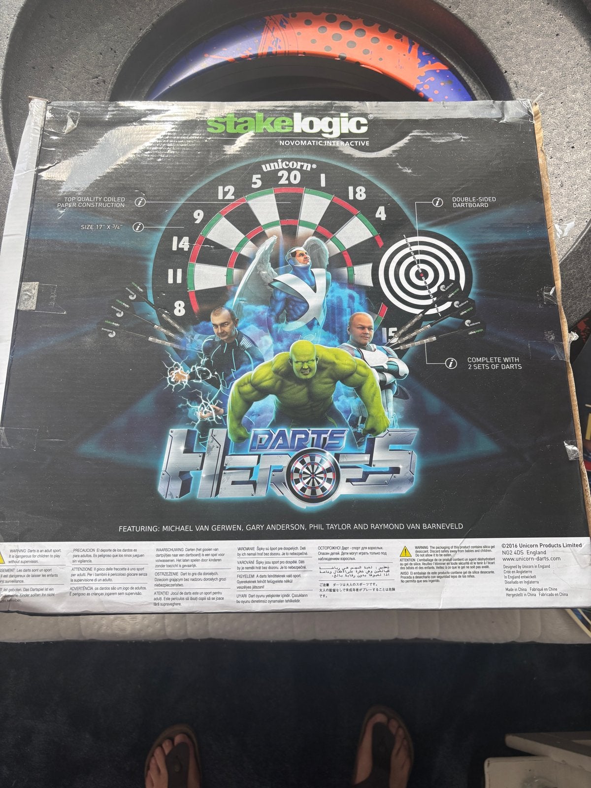 Unicorn Darts Heroes Dartbord - Special Edition, Verzenden, Nieuw, Dartbord