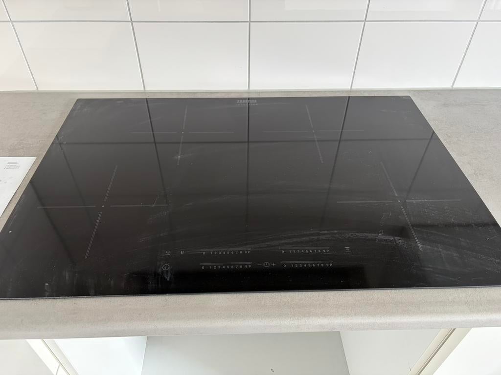 90 cm inductie plaat, Witgoed en Apparatuur, Kookplaten, Gebruikt, Tussenbouw, Ophalen of Verzenden, Inductie