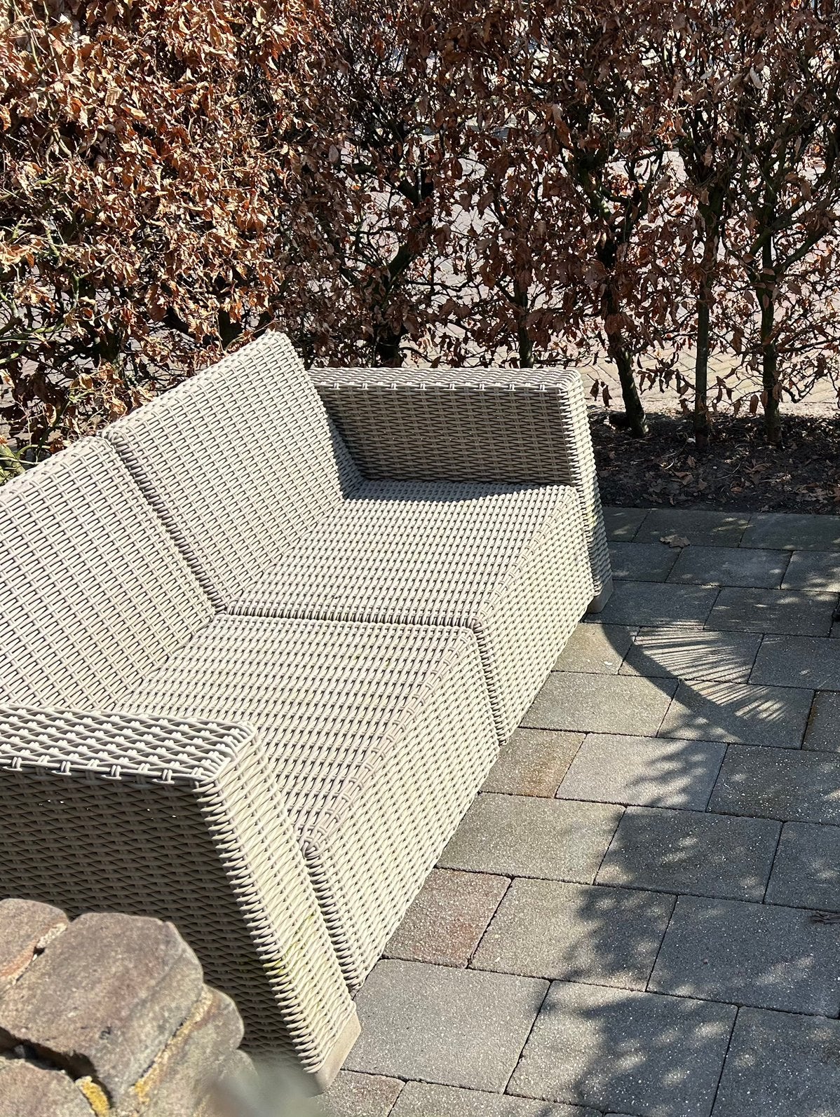 Loungebank buiten, Tuin en Terras, Gebruikt, Loungeset, Bank, Ophalen