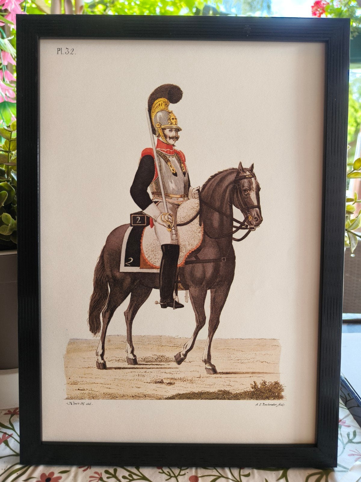 Curassier te paard groot tenue., Ophalen of Verzenden, Landmacht, Nederland