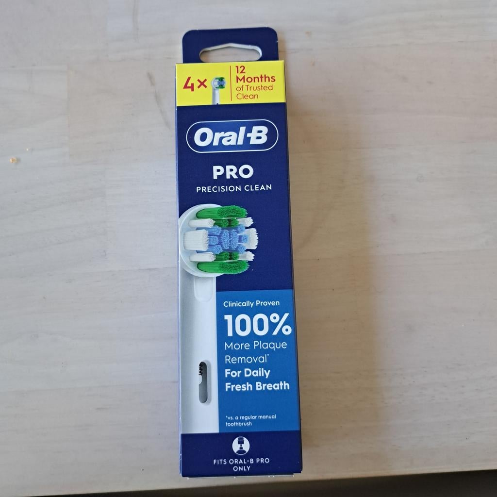Oral-B PRO Precision Clean Opzetborstels (4 stuks), Ophalen, Nieuw, Opzetborstel