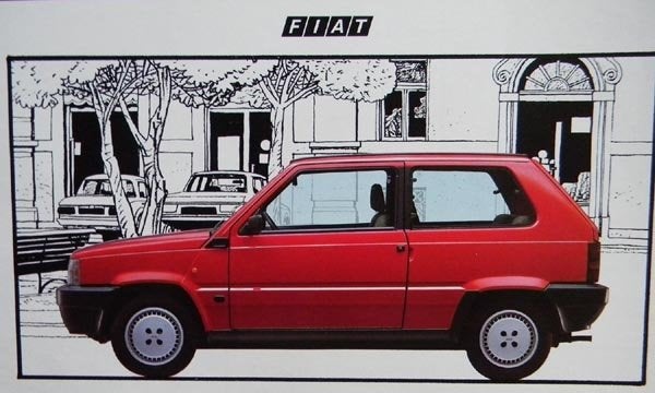 Fiat Panda Brochure - Origineel uit 1980s, Ophalen of Verzenden, Zo goed als nieuw, Algemeen