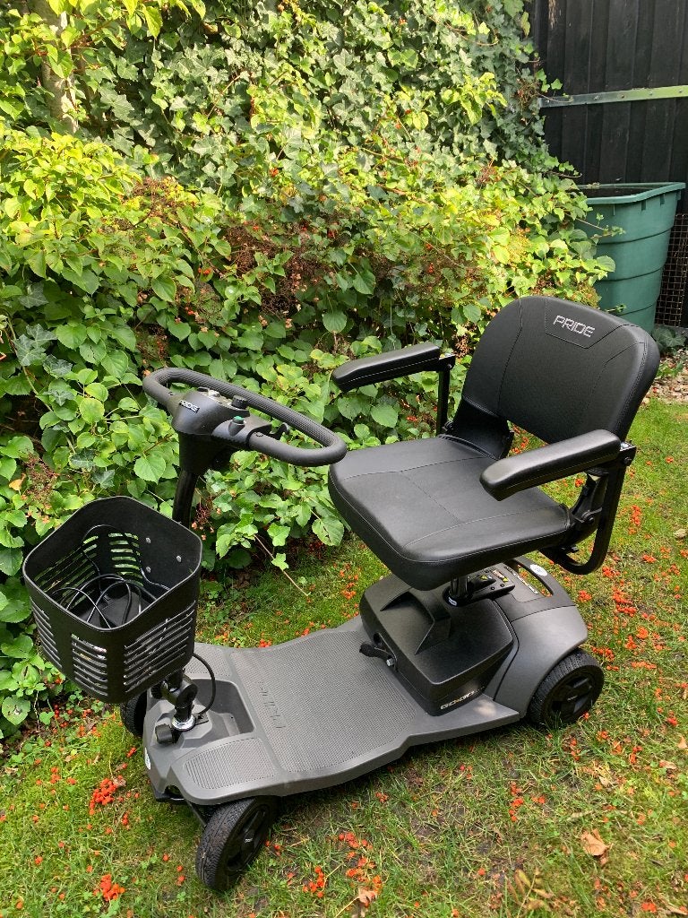 Pride Go-Go Ultra (reis)scootmobiel – ongebruikt, Ophalen, 10 km/u of minder, Pride, 16 t/m 25 km