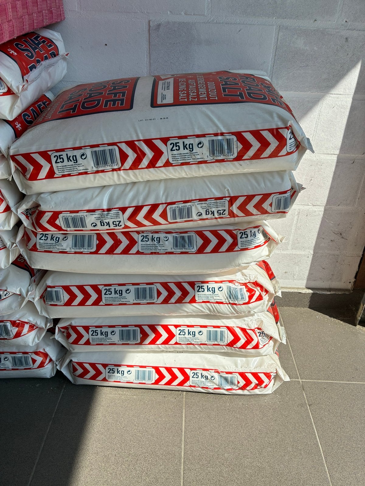 Safe Road strooizout, 25 kg zakken dooizout / strooizout, Ophalen, Nieuw
