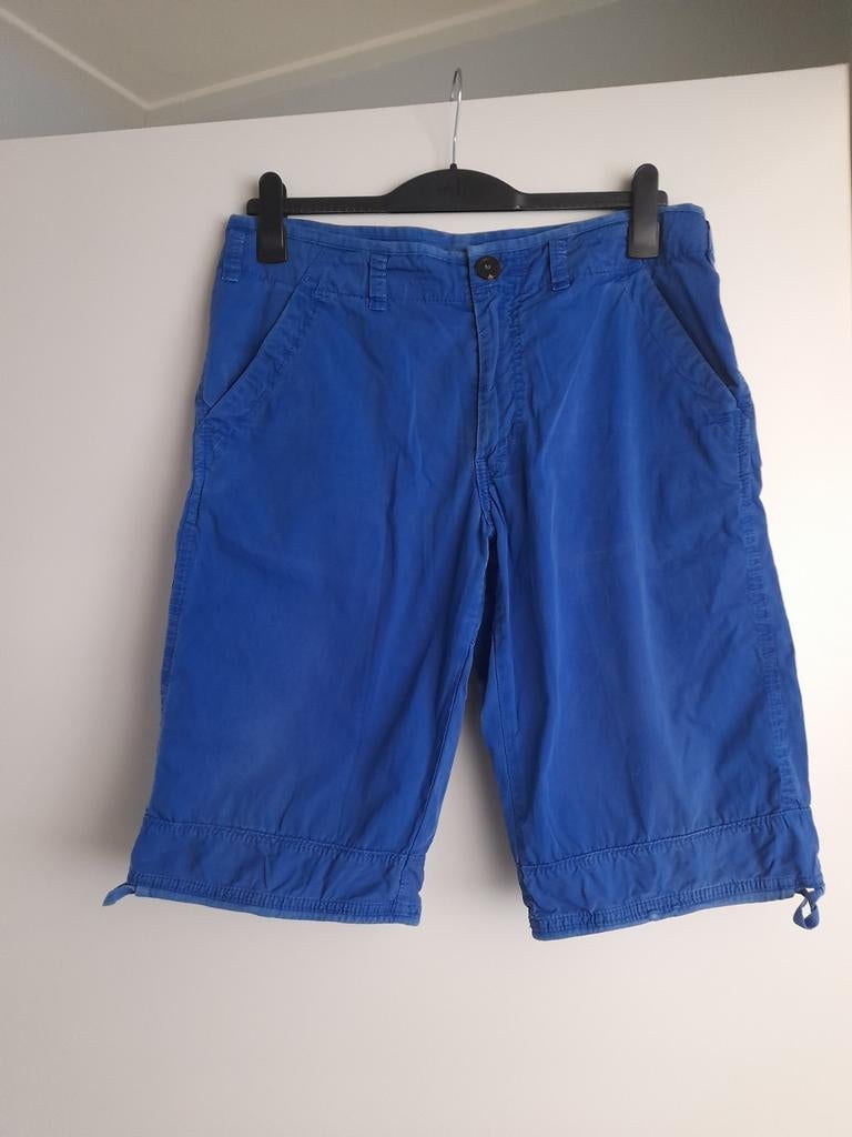 Heren kortebroek mt 36 blauw, Ophalen of Verzenden, Gedragen, Maat 56/58 (XL), Blauw