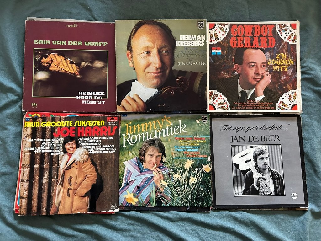 52 LP's Nederlandse zangers (ook per stuk te koop), Ophalen of Verzenden, Gebruikt, 12 inch, Levenslied of Smartlap