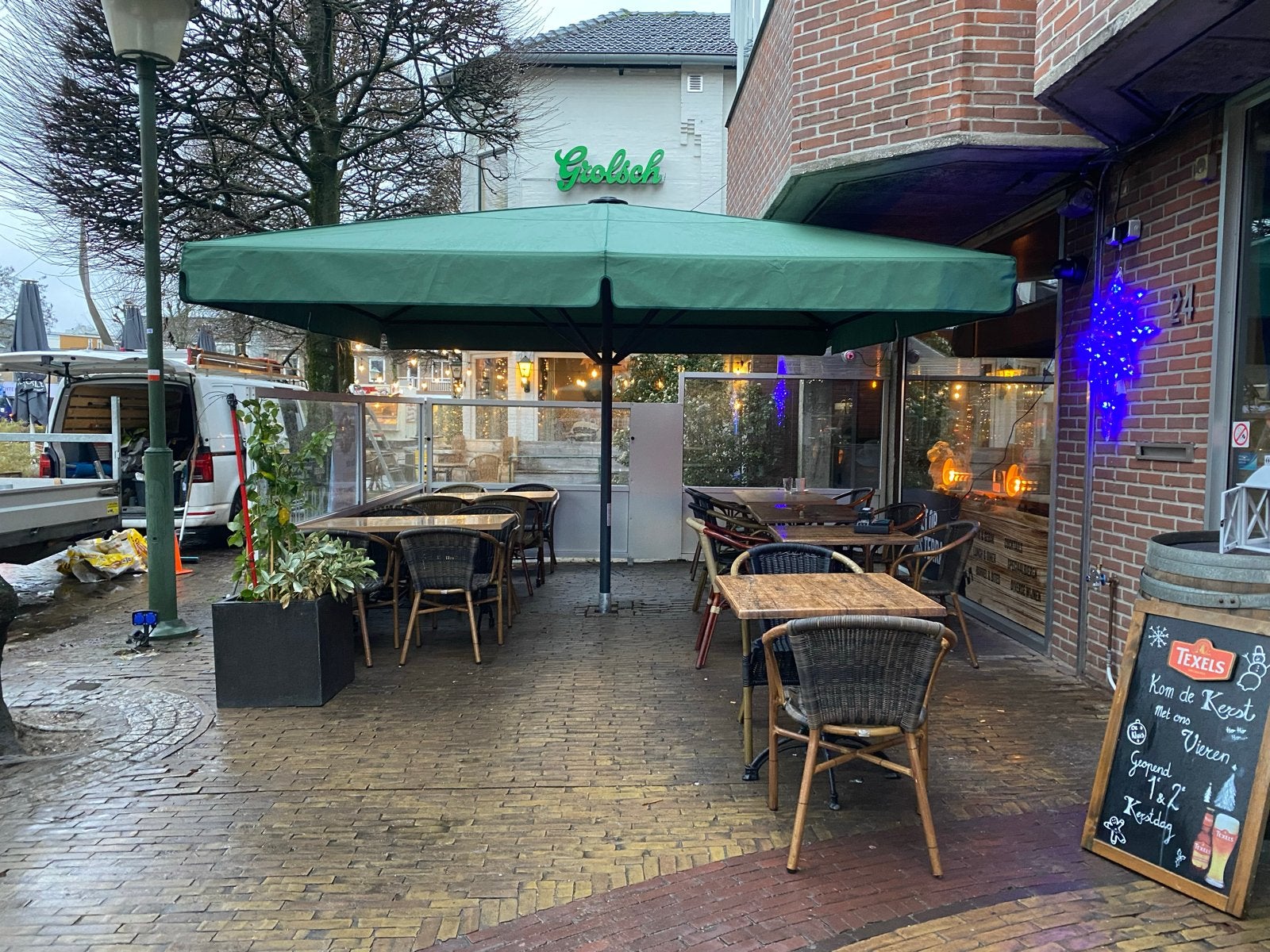 Vedamco professionele parasols en terrasoplossingen