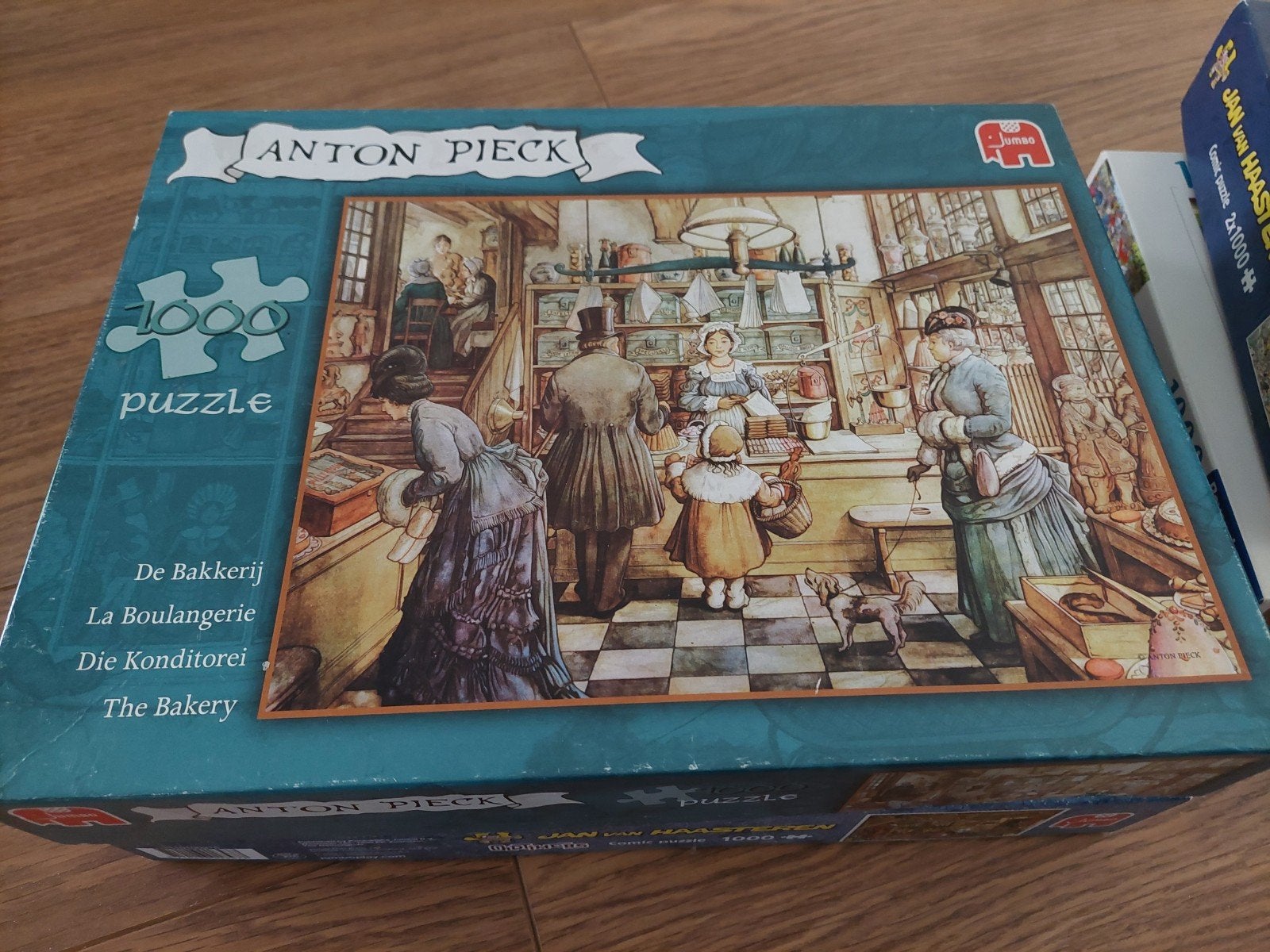 Anton Pieck Puzzel - De Bakkerij - 1000 stukjes, Hobby en Vrije tijd, Denksport en Puzzels, Ophalen, 500 t/m 1500 stukjes, Gebruikt