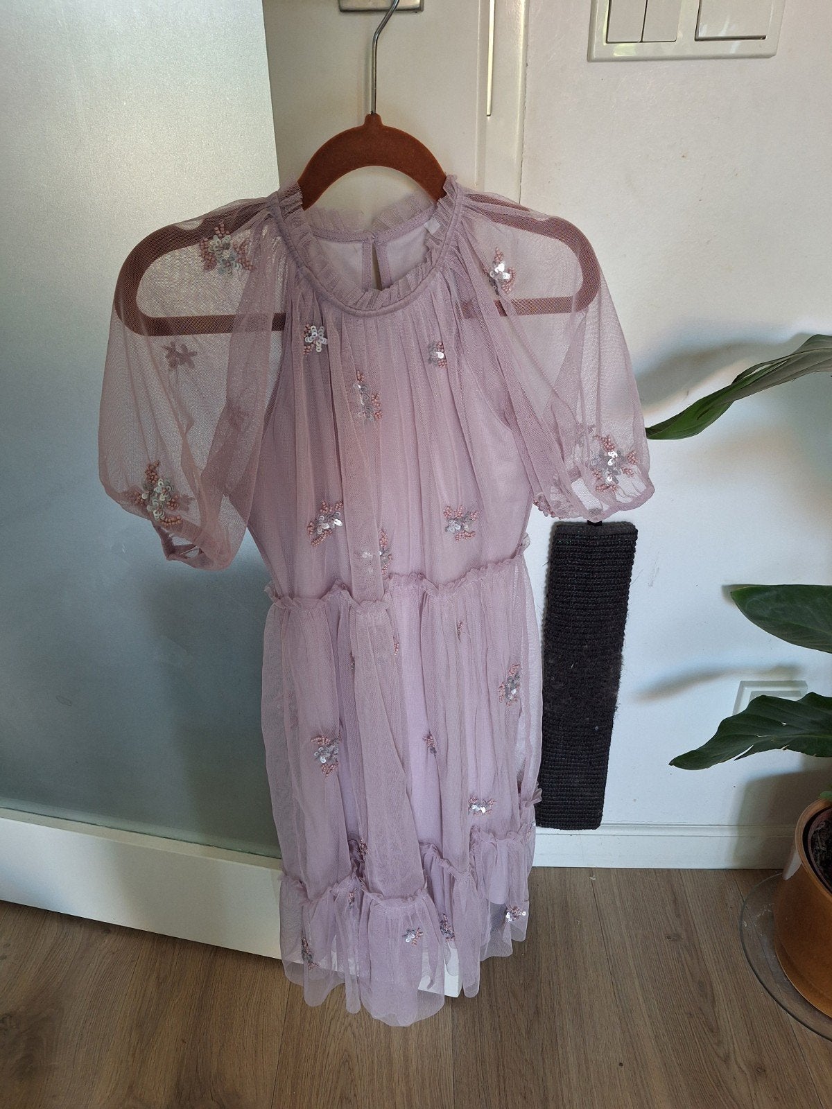 jurk feestjurk maat 122 Zara paars lila, Kinderen en Baby's, Kinderkleding | Maat 122, Ophalen of Verzenden, Zo goed als nieuw