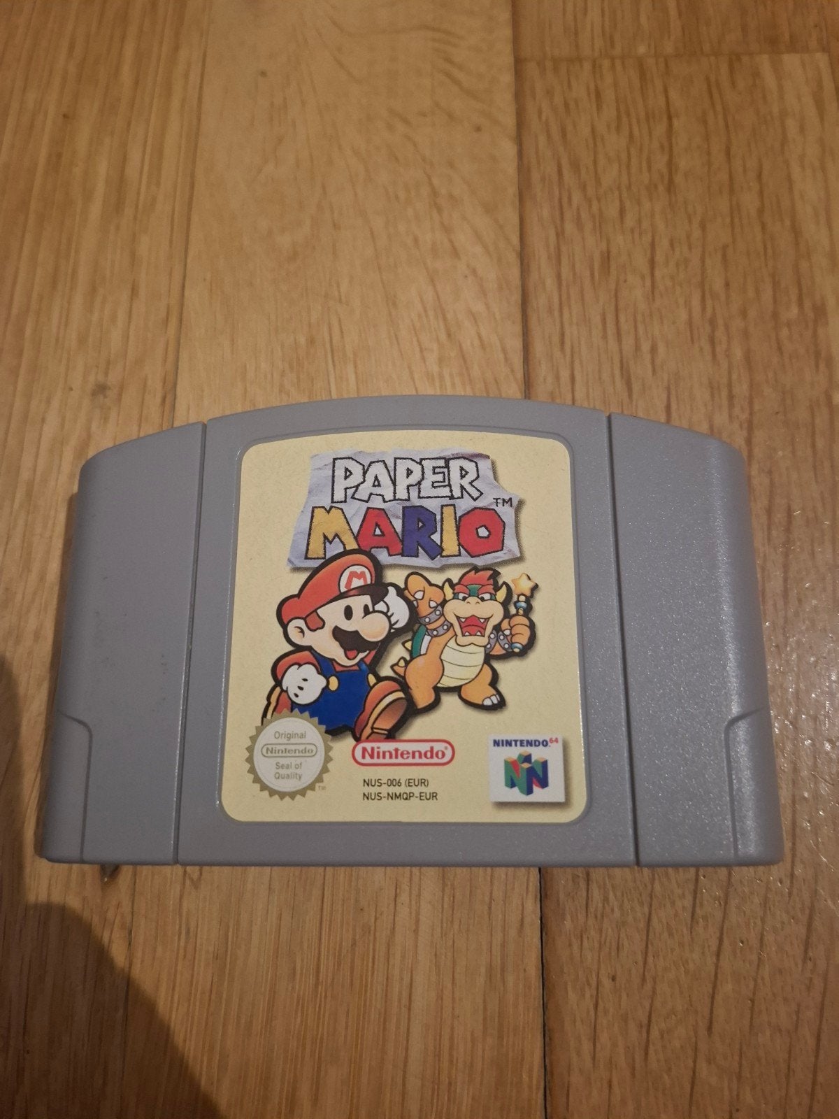 paper mario n64, Spelcomputers en Games, Avontuur en Actie, 1 speler, Ophalen of Verzenden, Zo goed als nieuw