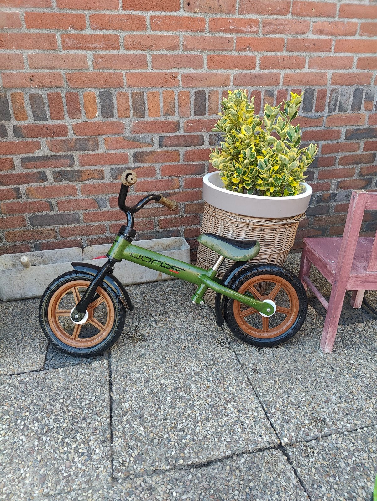 Kinderspeelgoed: Loopfiets, Loopwagen, Tractor + twee tassen, Ophalen of Verzenden, Zo goed als nieuw, Overige typen, Met licht