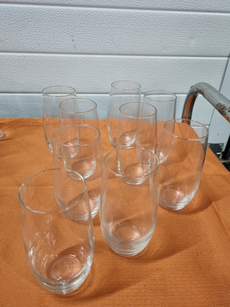 longdrink glazen 9 stuks, Verzamelen, Glas en Borrelglaasjes, Ophalen of Verzenden, 'T Olde Gre-j, Info@toldegrej.nl, Endepoelstraat 20f Didam