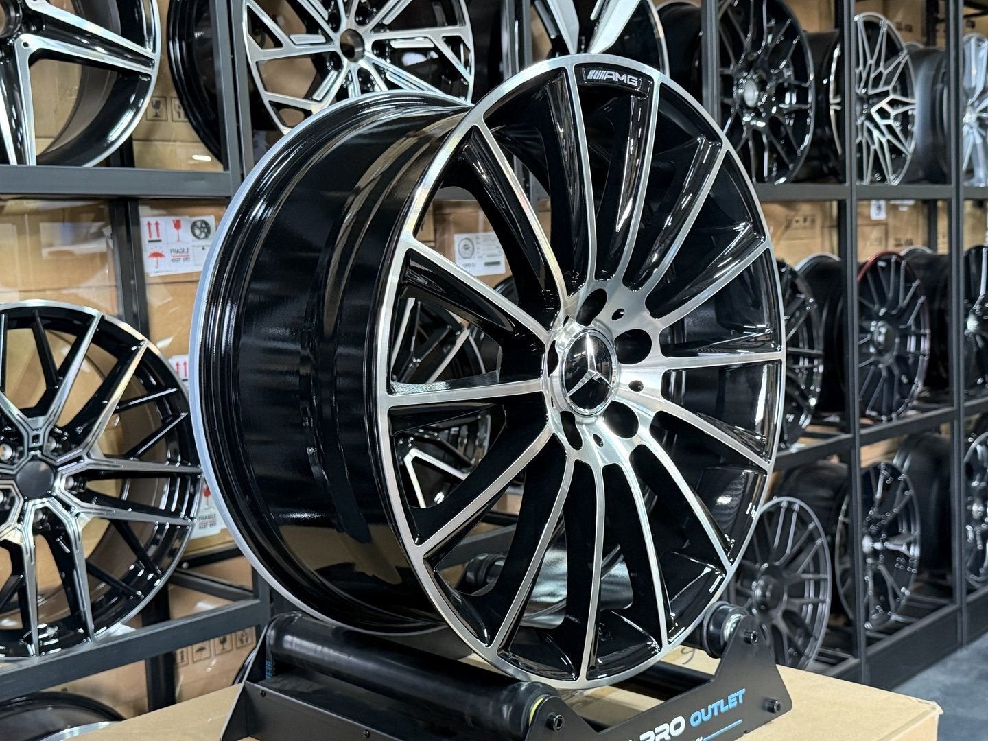 19'' Mercedes AMG STYLE velgen A B C E CLA V GLA Klasse VITO, Gebruikt, Velg(en), -, -