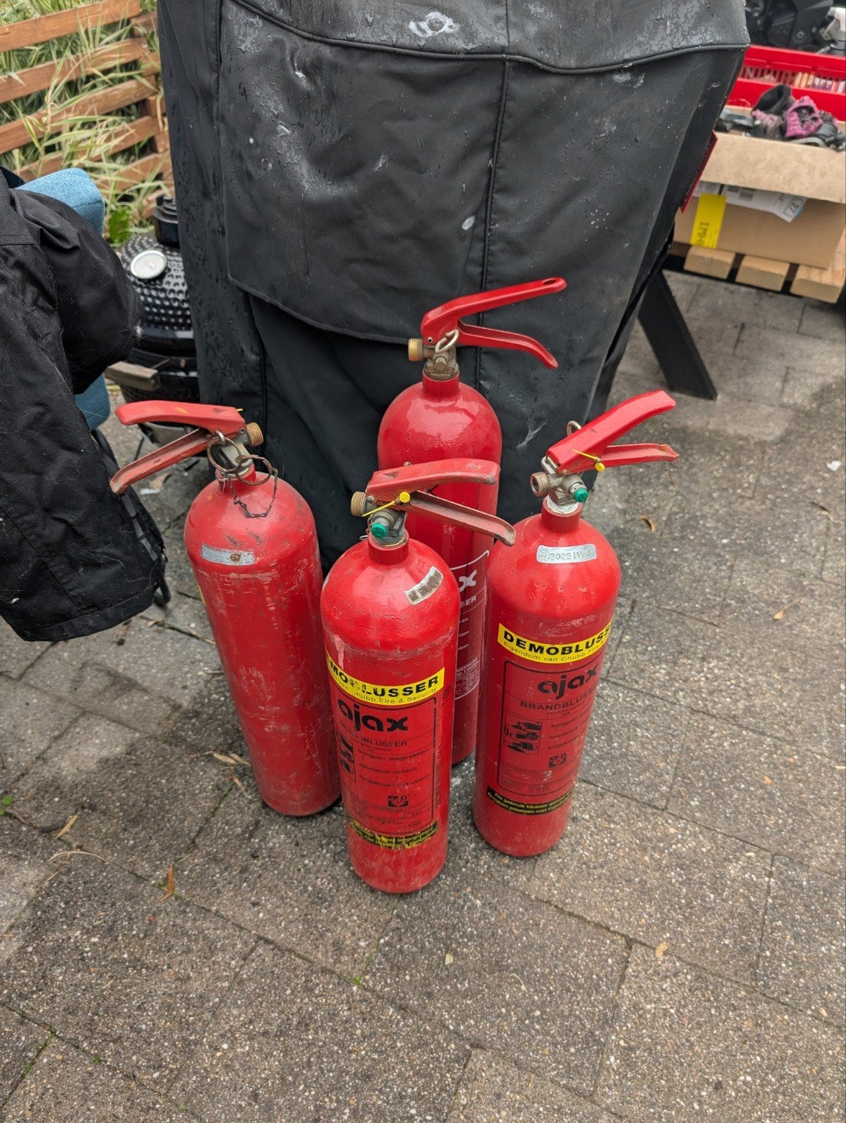 co2 brandblussers geschikt voor aquarium, Ophalen, Gebruikt, Brandblusser