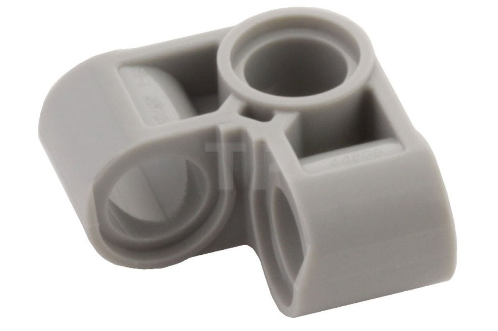 4 technic Lego pinconnector 2x2 gebogen grijs, Lego, Ophalen of Verzenden, Zo goed als nieuw, Technic